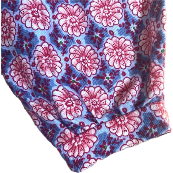 VTG‎ MOUSEFEATHERS Mixed Print Floral Dress Girls SZ 8 Puff Long Sleeve Prairie - Picture 7 of 11